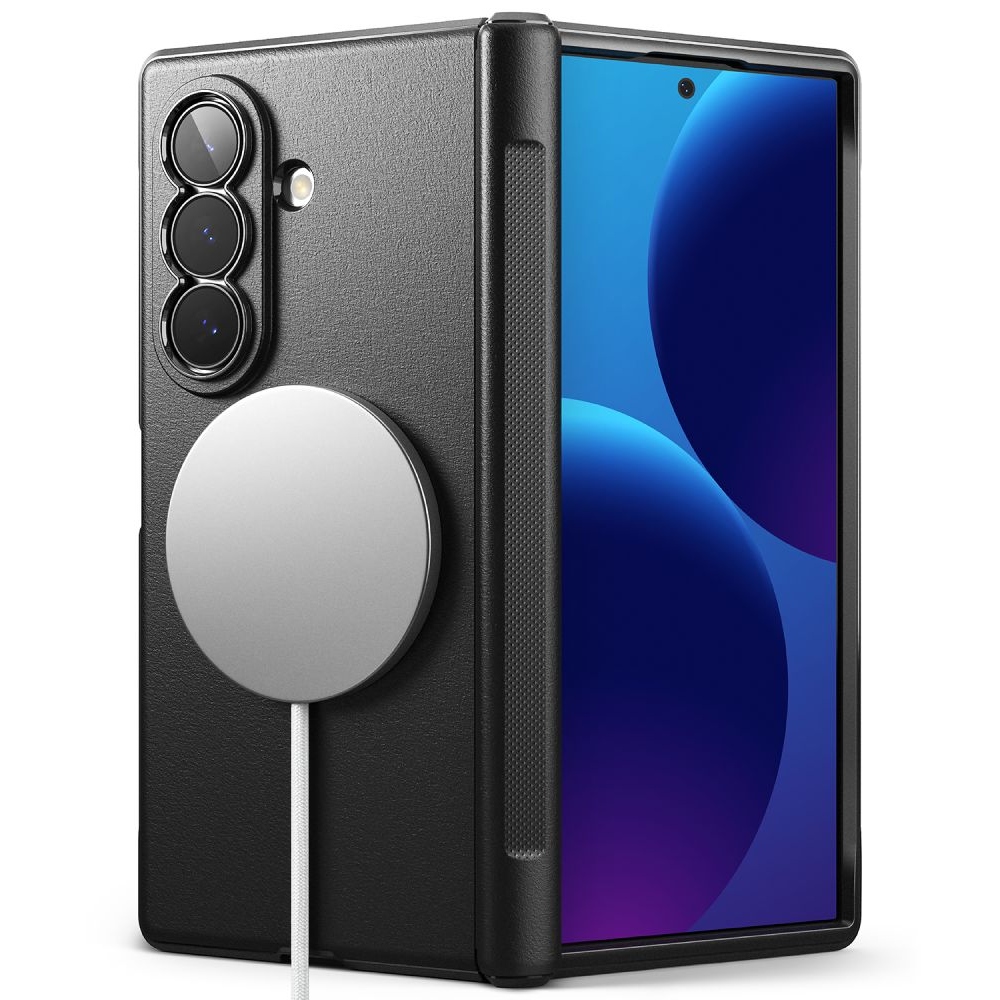 Ringke Onyx Flap tok MagSafe-kompatibilis Samsung Galaxy Z Fold 8 Ultra-hoz – fekete