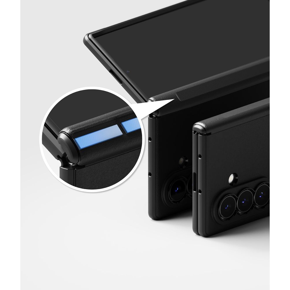 Ringke Onyx Flap tok MagSafe-kompatibilis Samsung Galaxy Z Fold 8 Ultra-hoz – fekete