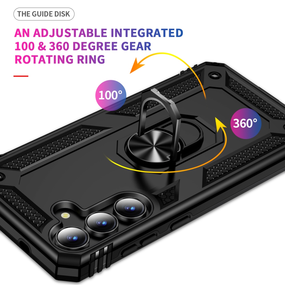 Rings strapabíró tok a Samsung Galaxy S26 FE-hez – fekete