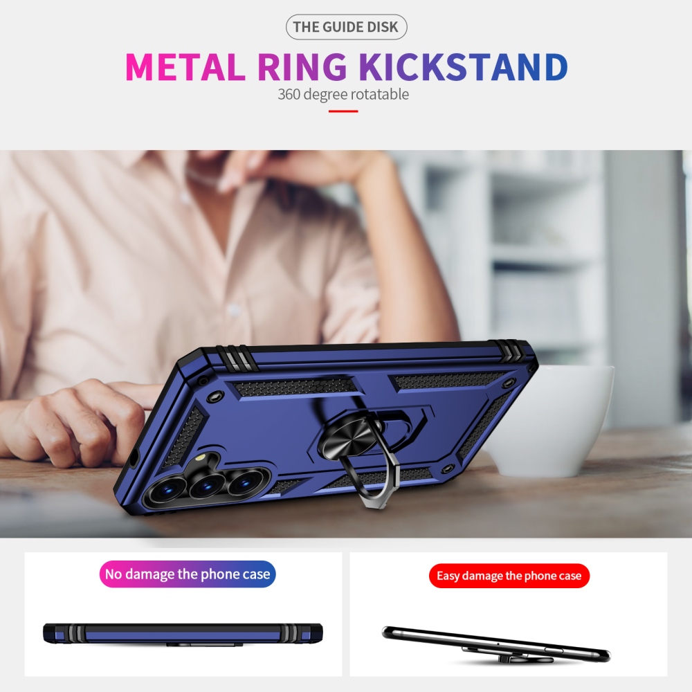 Rings strapabíró tok a Samsung Galaxy S26 FE-hez – kék