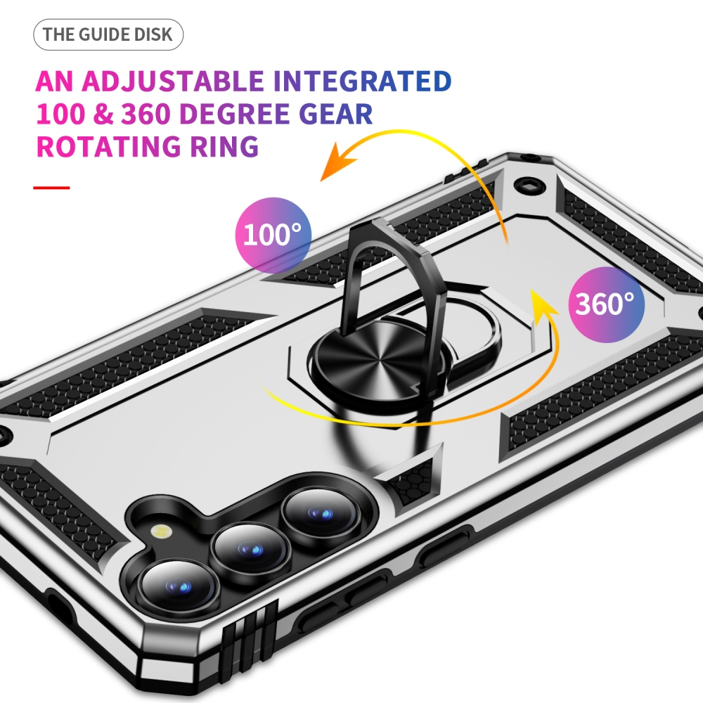 Rings strapabíró tok a Samsung Galaxy S26 FE-hez – ezüst