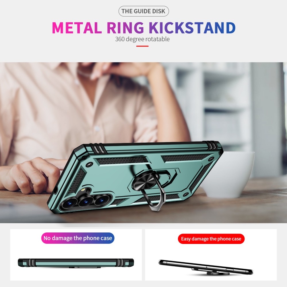 Rings strapabíró tok a Samsung Galaxy S26 FE-hez – zöld