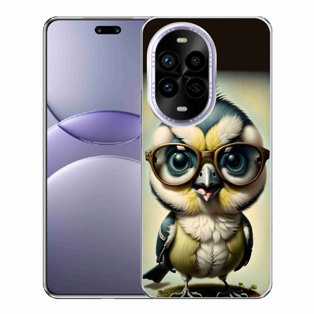 Zselés borítás mmCase a Huawei Nova 13 Pro 5G - kölyök szemüveggel