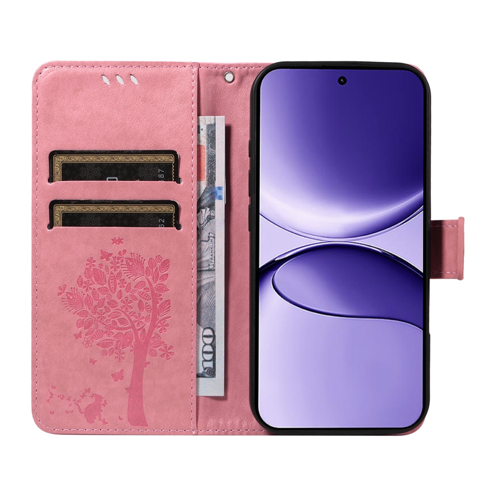 Fák könyve tok Xiaomi Poco F7 5G - rózsaszínű