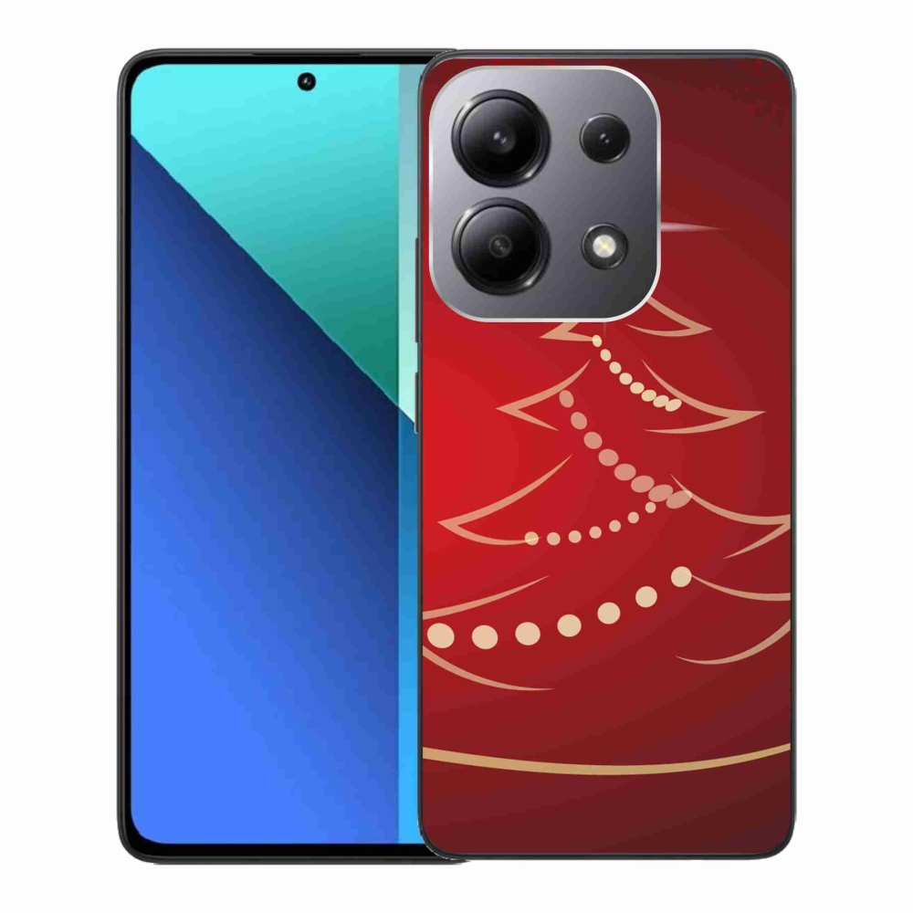 Gél borítás mmCase a Xiaomi Redmi Note 13-hoz - karácsonyfa karikatúra