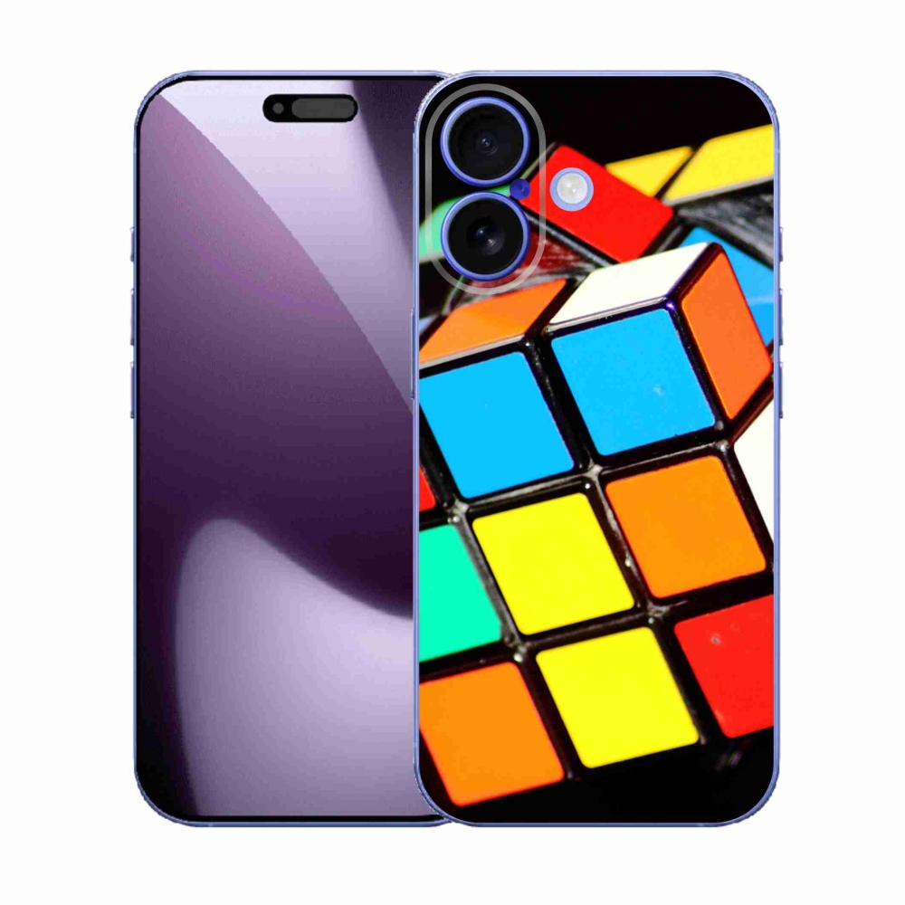 Zselés borítás mmCase iPhone 17 készülékhez - Rubik-kocka