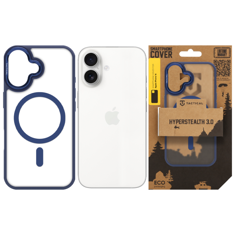 Tactical MagForce Hyperstealth 3.0 tok az Apple iPhone 16-hoz, mélykék