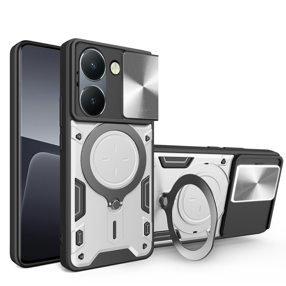 Forgatható, tartós borítás a Vivo Y36-hoz - ezüst