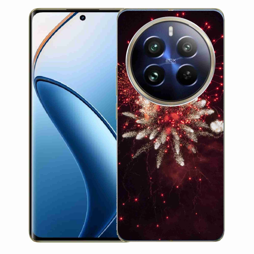 Gél borítás mmCase a Realme 12 Pro 5G/12 Pro+ 5G számára - tűzijátékok