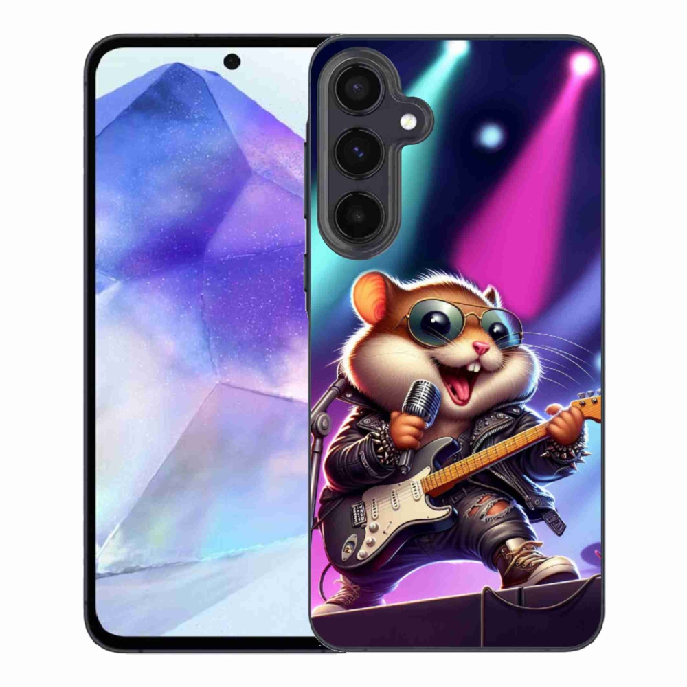Gél borítás mmCase Samsung Galaxy A55 5G - hamster rockerhez