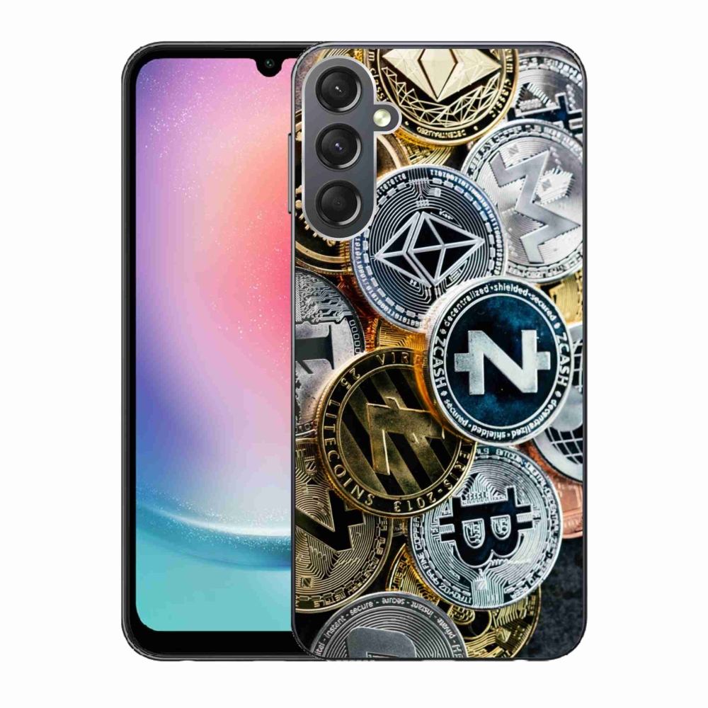 Gél borítás mmCase Samsung Galaxy A24 készülékhez - kriptovaluták