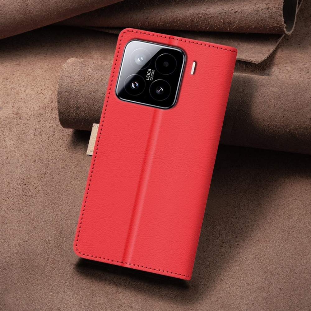 BNF DUO könyvtáska Xiaomi 15-öshöz - piros