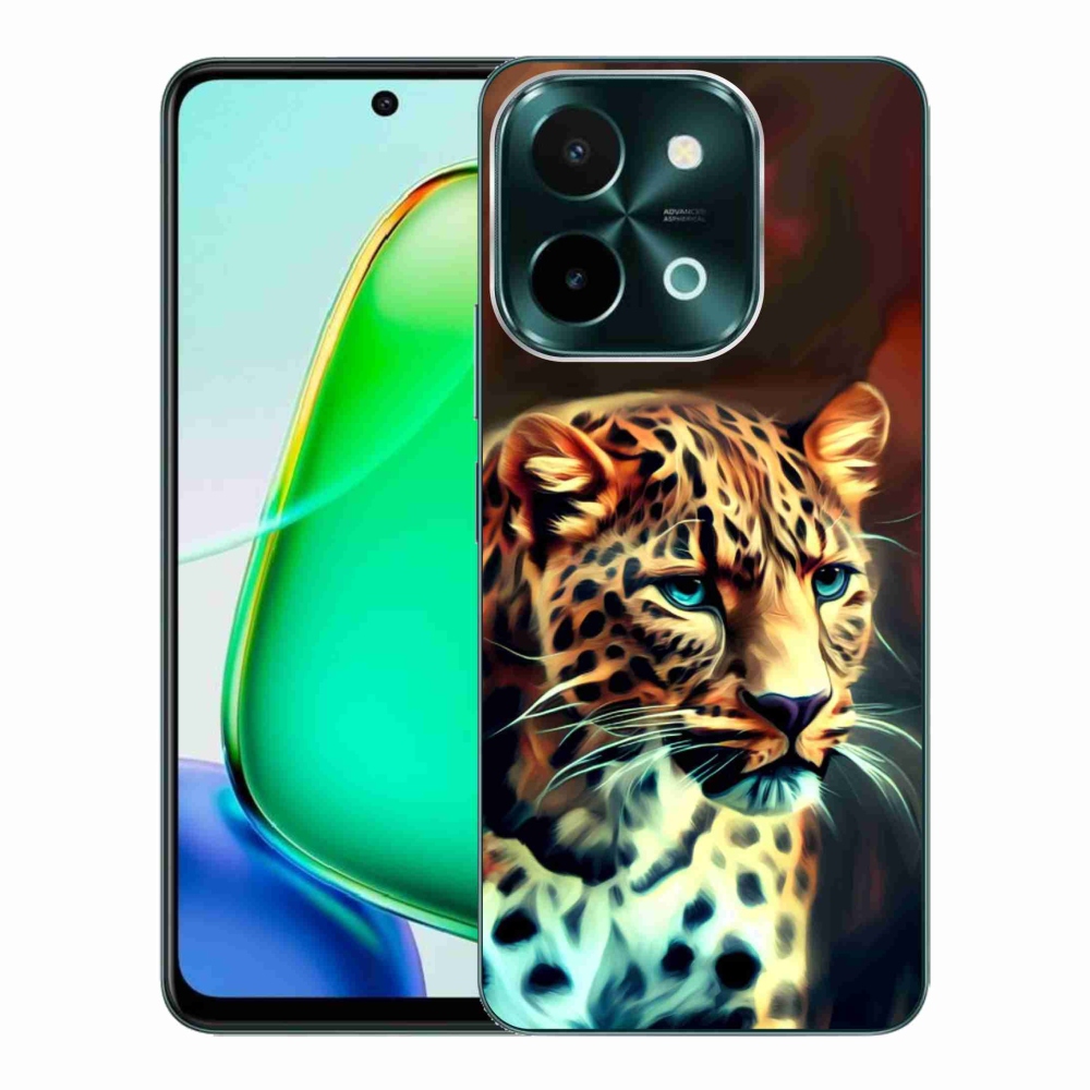 Zselés borító mmCase a Vivo Y28-hoz - leopárd