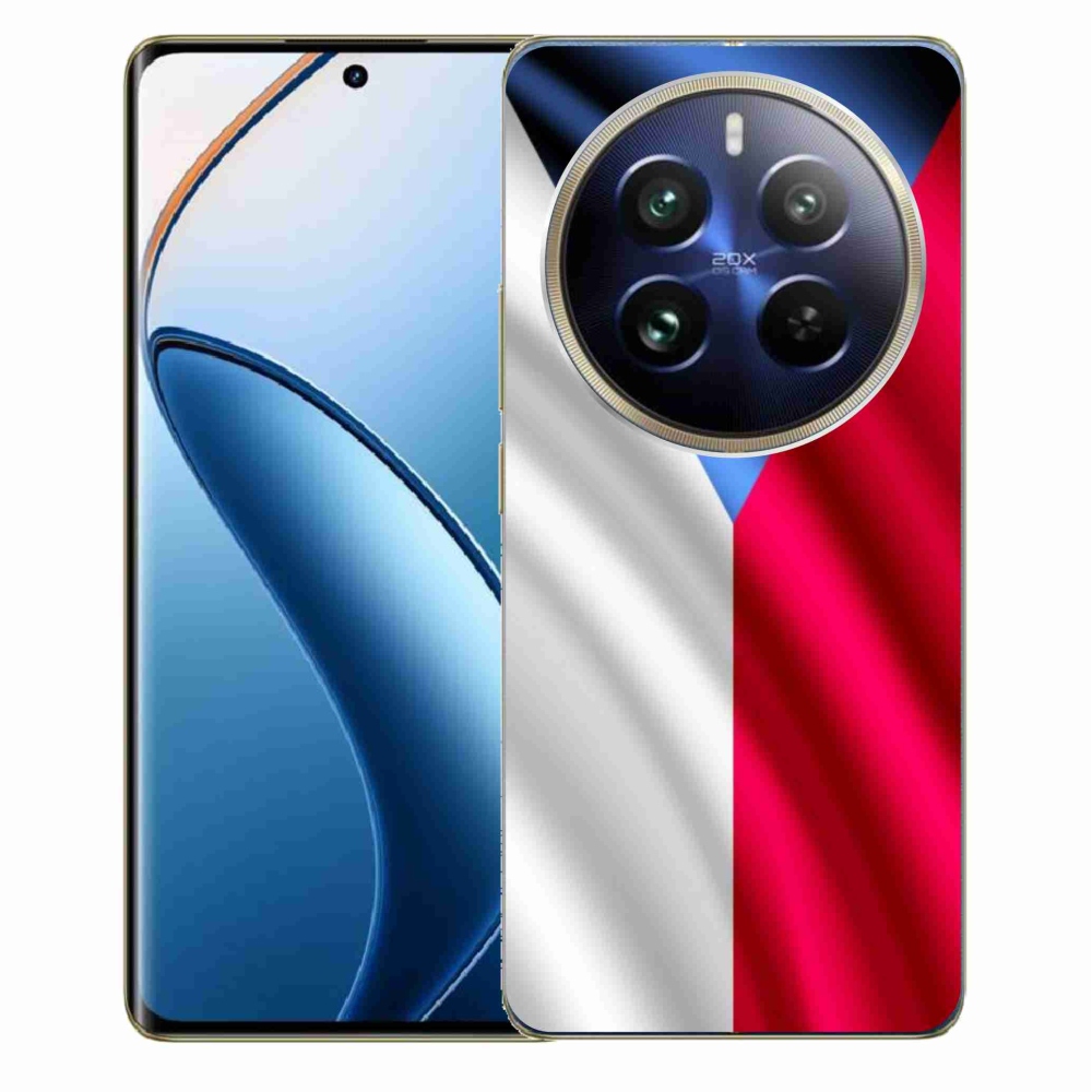 Gél borítás mmCase a Realme 12 Pro 5G/12 Pro+ 5G számára - cseh zászló