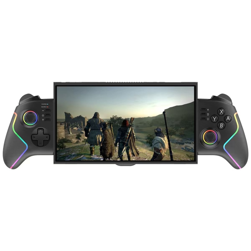iPega SW2123 vezeték nélküli RGB Gamepad Nintendo Switch/Nintendo Switch 2 fekete színű konzolhoz
