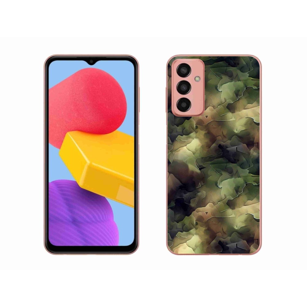 Zselés borítás mmCase Samsung Galaxy M13 készülékhez - terepszínű minta 10