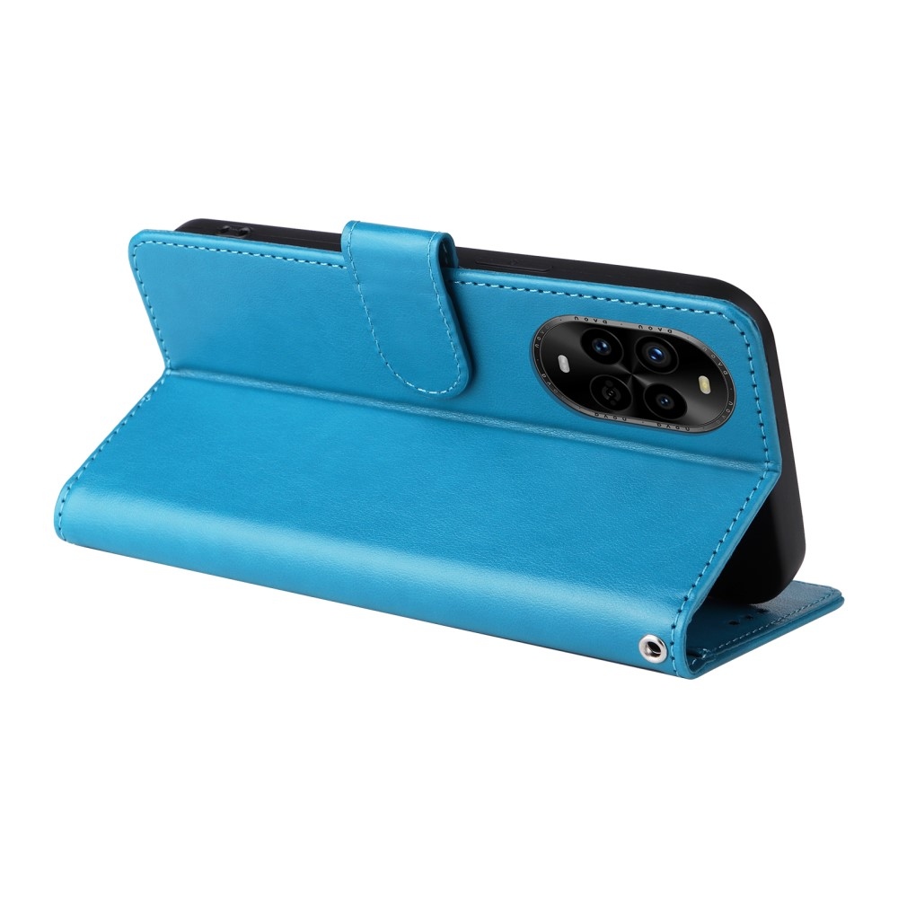 Virágos könyv tok a Huawei Nova 13 Pro 5G számára - kék