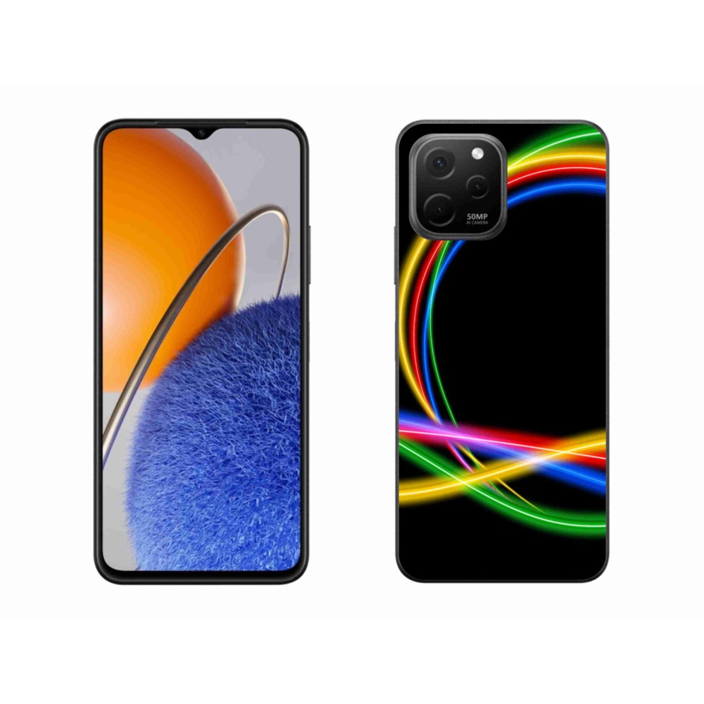 Gél tok mmCase a Huawei Nova Y61 készülékhez - neon körök