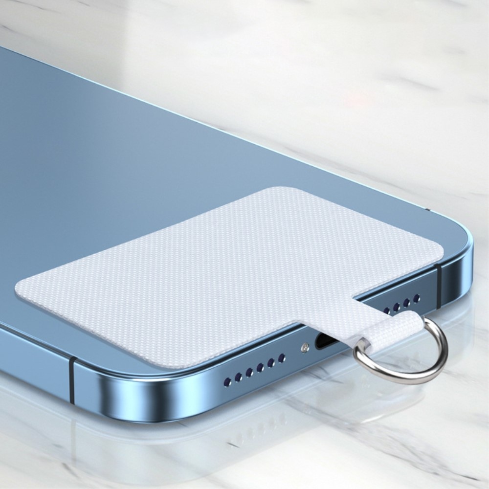 Nylon kártya a nyaklánchoz - fehér