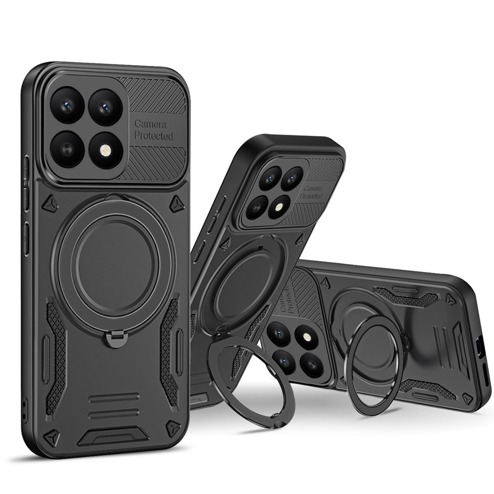 Robusztus, tartós borítás MagSafe-vel a Xiaomi 17-hez - fekete