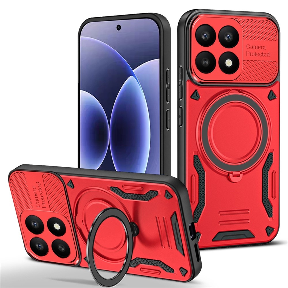 Robusztus, tartós burkolat MagSafe-rel a Xiaomi 17 - piros