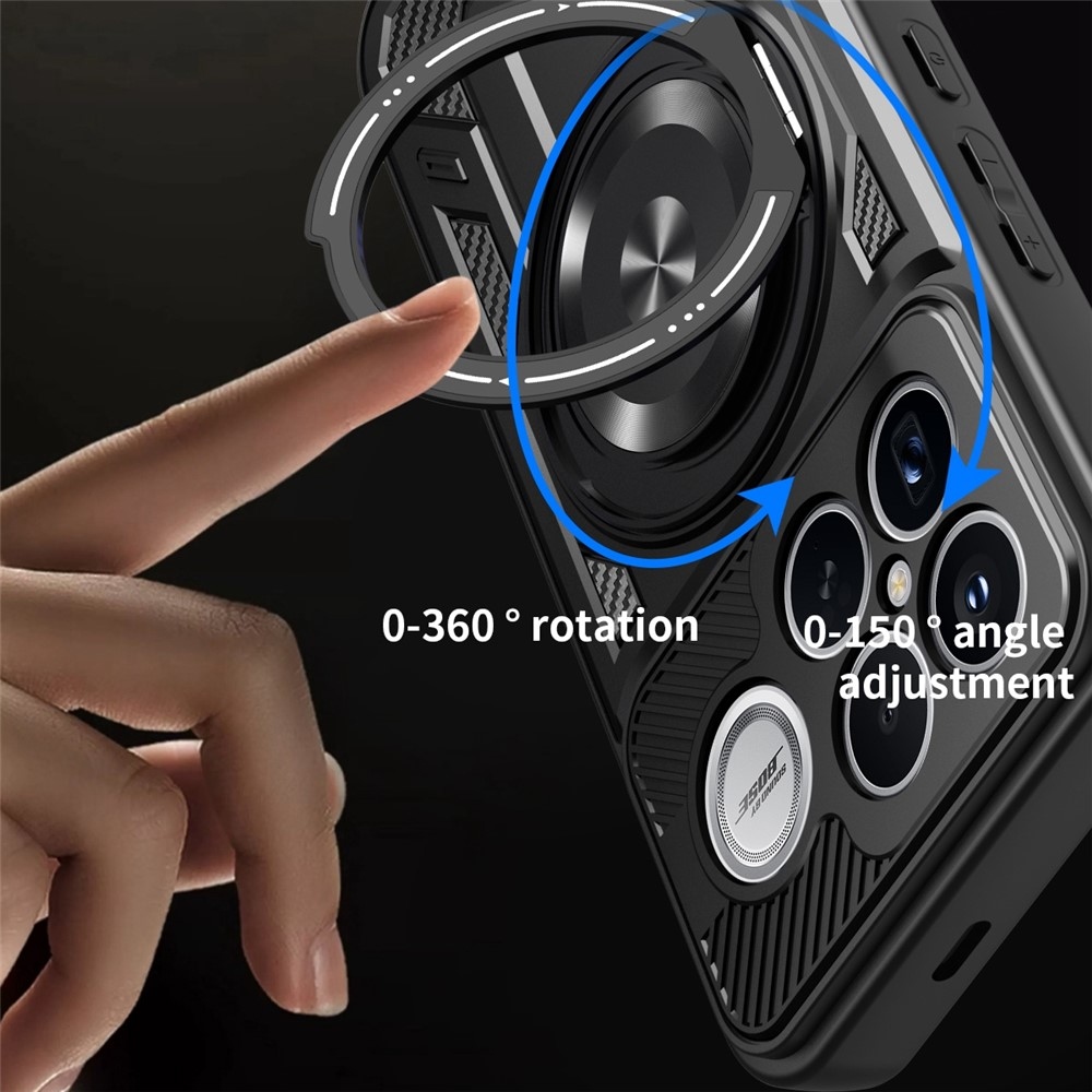 Robusztus, tartós burkolat MagSafe-vel a Xiaomi Poco F8 Ultra 5G-n - fekete