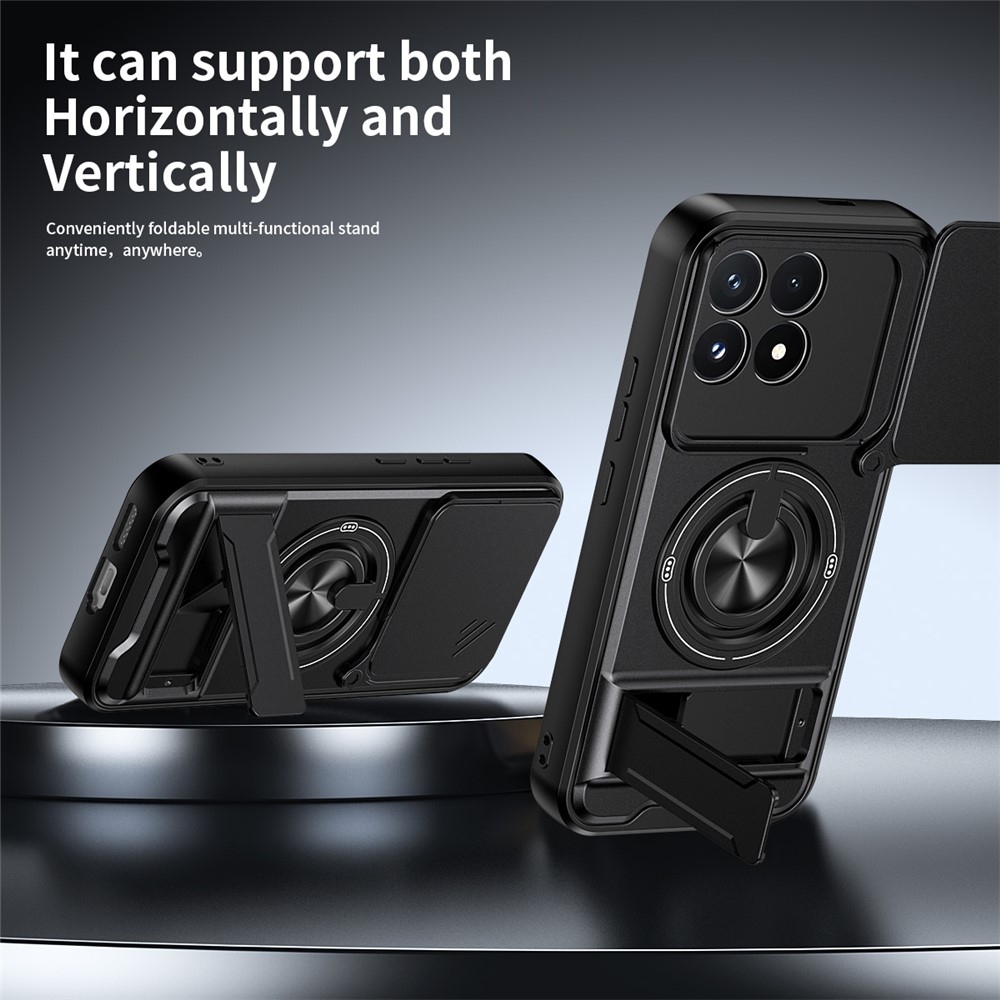 Erős, strapabíró tok a Xiaomi Poco F9 Pro 5G-hez – fekete
