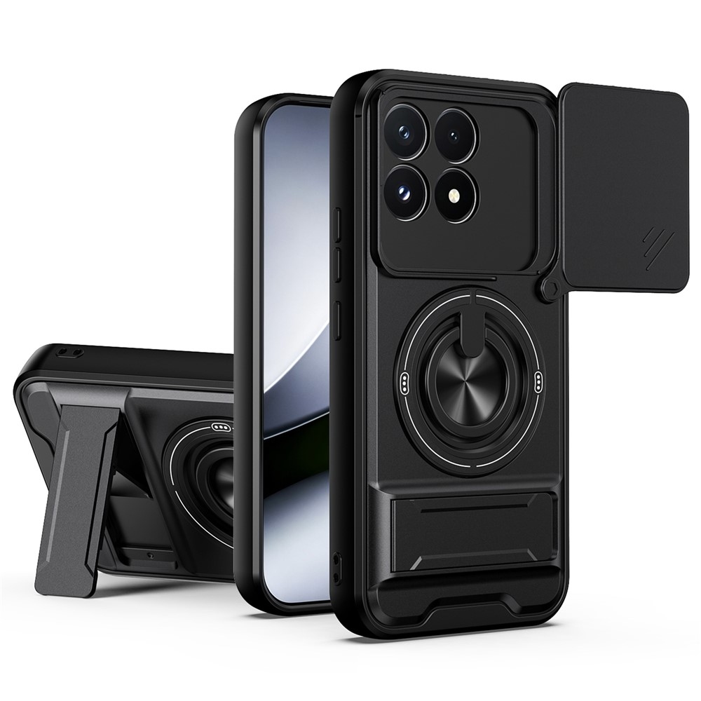 Erős, strapabíró tok a Xiaomi Poco F9 Pro 5G-hez – fekete