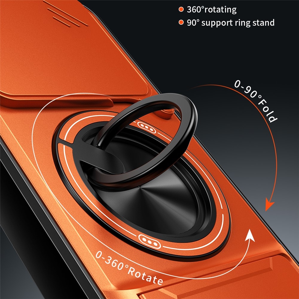 Erős, strapabíró tok a Xiaomi Poco F9 Pro 5G-hez – narancssárga