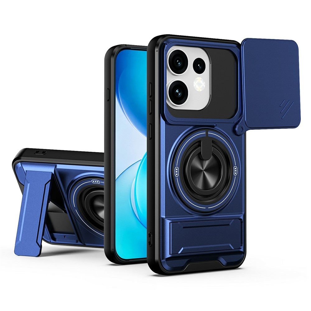 Erős, strapabíró MagSafe-kompatibilis tok az Oppo Reno 16 Pro 5G/Oppo Reno 16 5G készülékekhez – kék