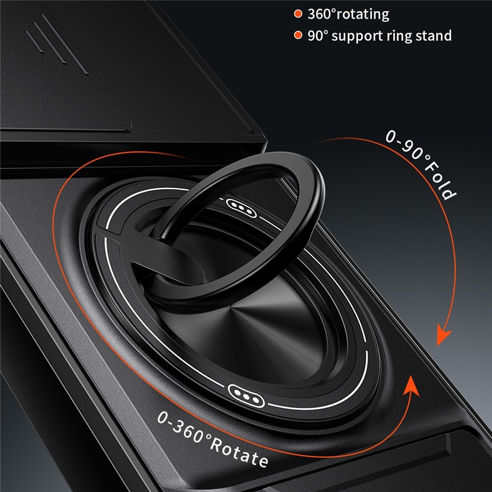 Erős, strapabíró MagSafe-kompatibilis tok a Xiaomi Redmi Note 17 Pro 5G-hez – fekete
