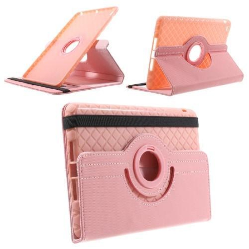 Forgatható, kétállású tok iPad mini, iPad mini 2, iPad mini 3 készülékhez - rózsaszín