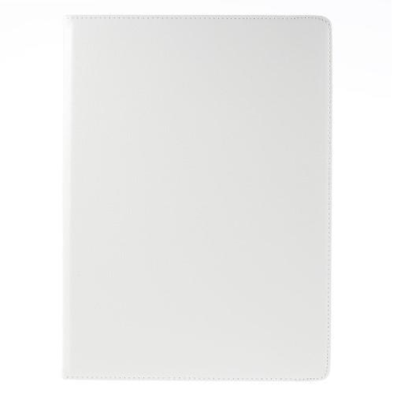 Rotary PU bőr tok forgatható rögzítéssel iPad Pro 12.9 (2017) - fehér