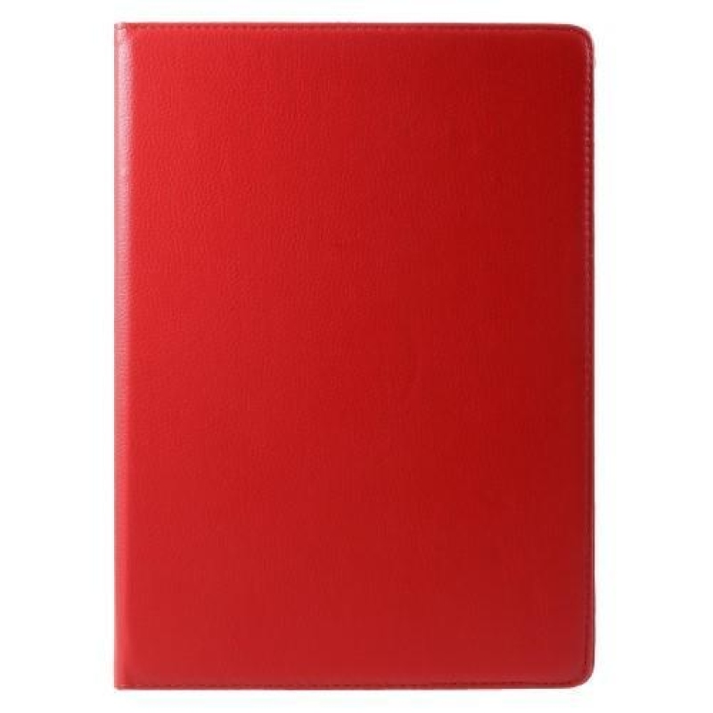 Rotary PU bőr tok forgatható rögzítéssel iPad Pro 12.9 (2017) - piros