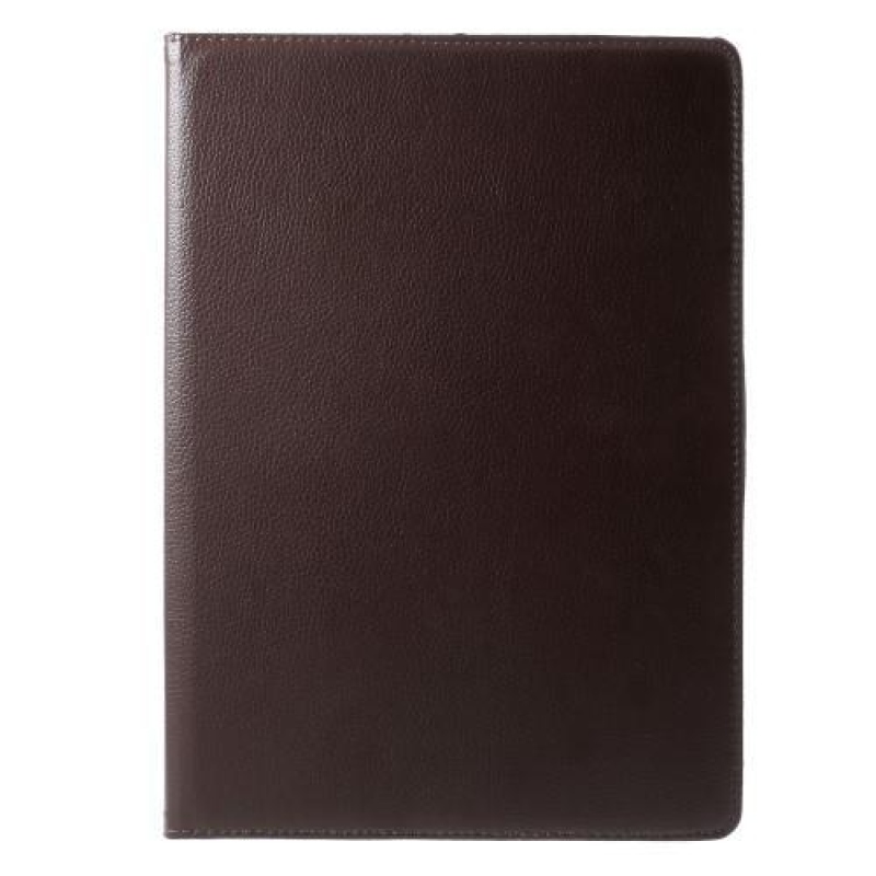 Rotary PU bőr tok forgatható rögzítéssel iPad Pro 12.9 (2017) - barna