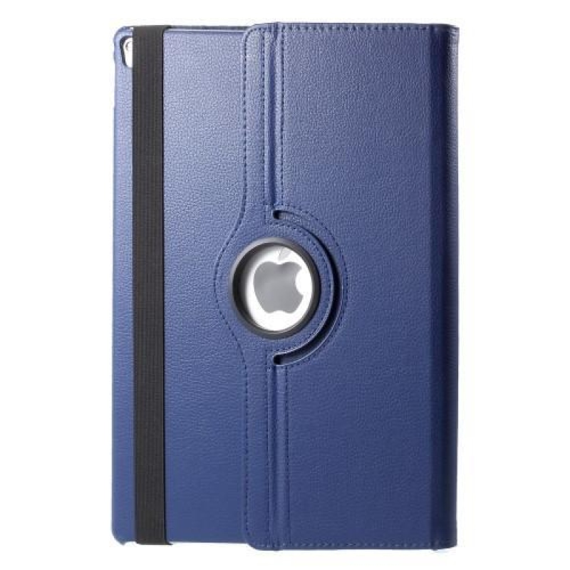 Rotary PU bőr tok forgatható rögzítéssel iPad Pro 12.9 (2017) - sötétkék