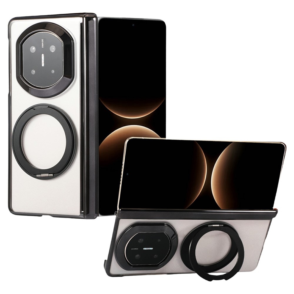 Rotate műanyag tok billenő állvánnyal és MagSafe-vel a Huawei Mate X7-hez – fekete