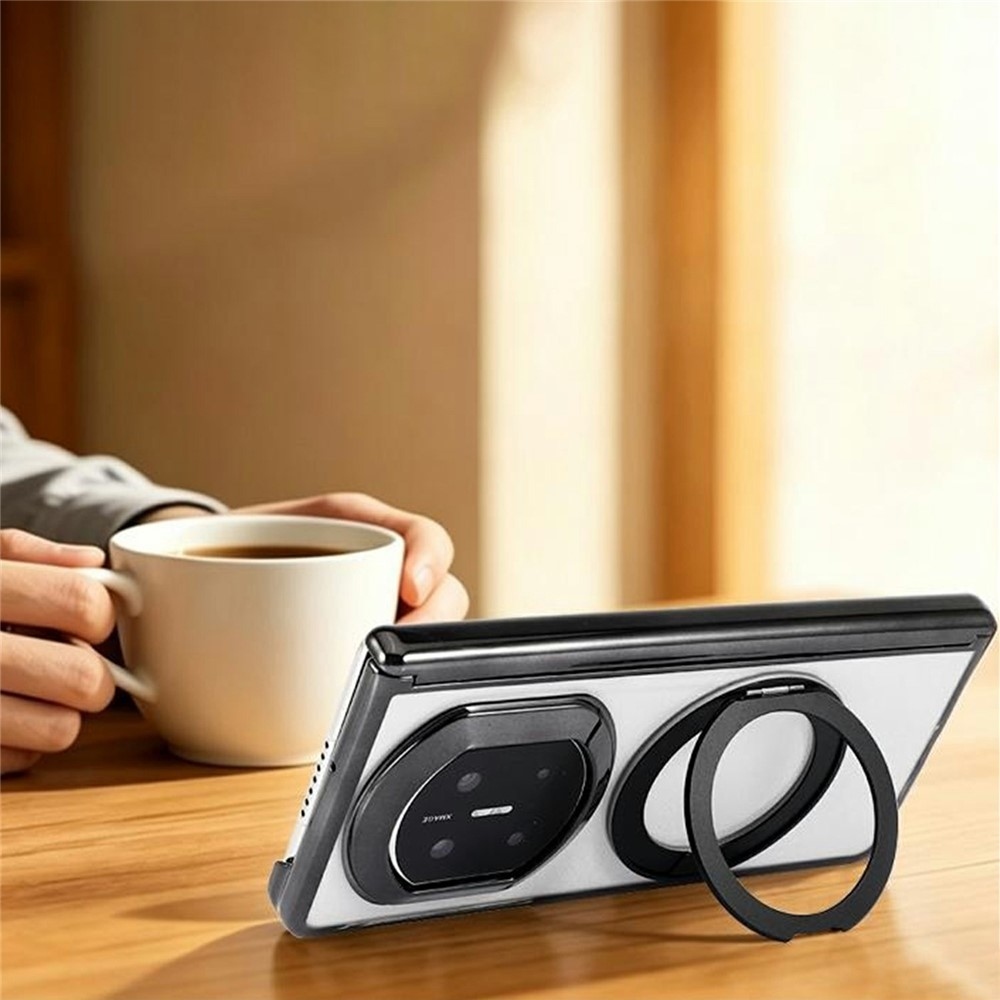 Rotate műanyag tok billenő állvánnyal és MagSafe-vel a Huawei Mate X7-hez – fekete
