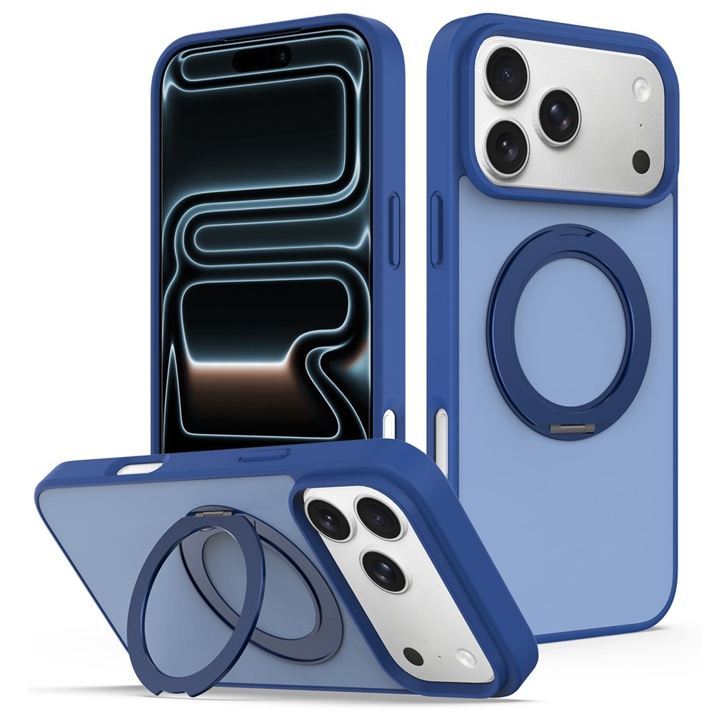 Rotaty gél tok merev hátlappal és MagSafe-kompatibilis az iPhone 18 Pro Max/17 Pro Max készülékekhez – kék