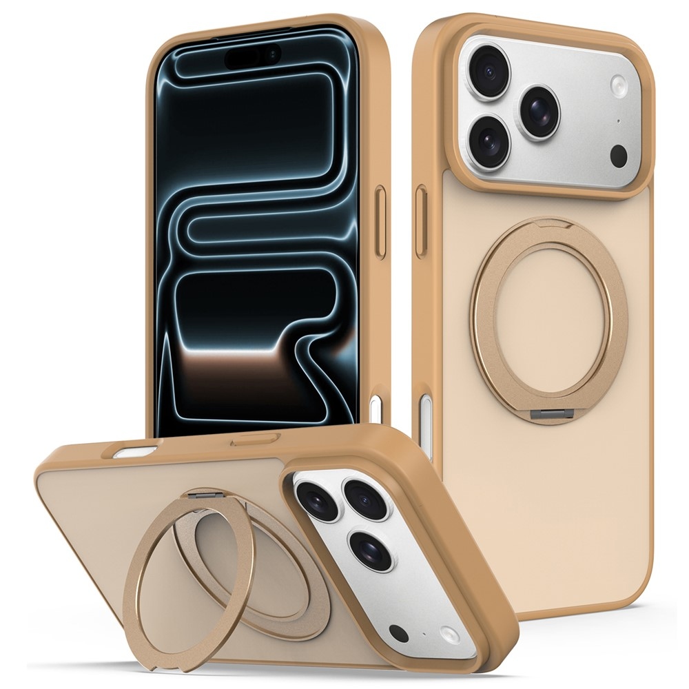 Rotaty gél tok merev hátlappal és MagSafe-vel az iPhone 18 Pro Max/17 Pro Max-hoz – arany