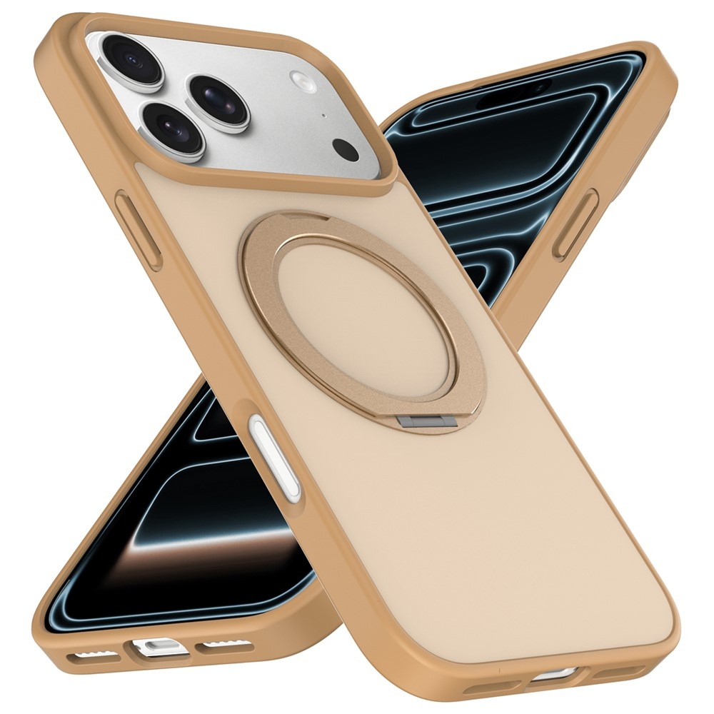 Rotaty gél tok merev hátlappal és MagSafe-vel az iPhone 18 Pro Max/17 Pro Max-hoz – arany