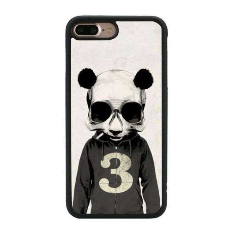 Durva zselés tok iPhone 8 Plus és iPhone 7 Plus készülékhez - panda
