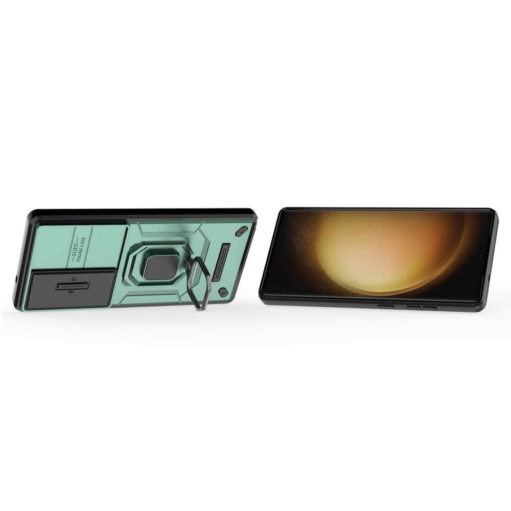 Lencseálló borítás Samsung Galaxy S25 Ultra készülékhez - zöld