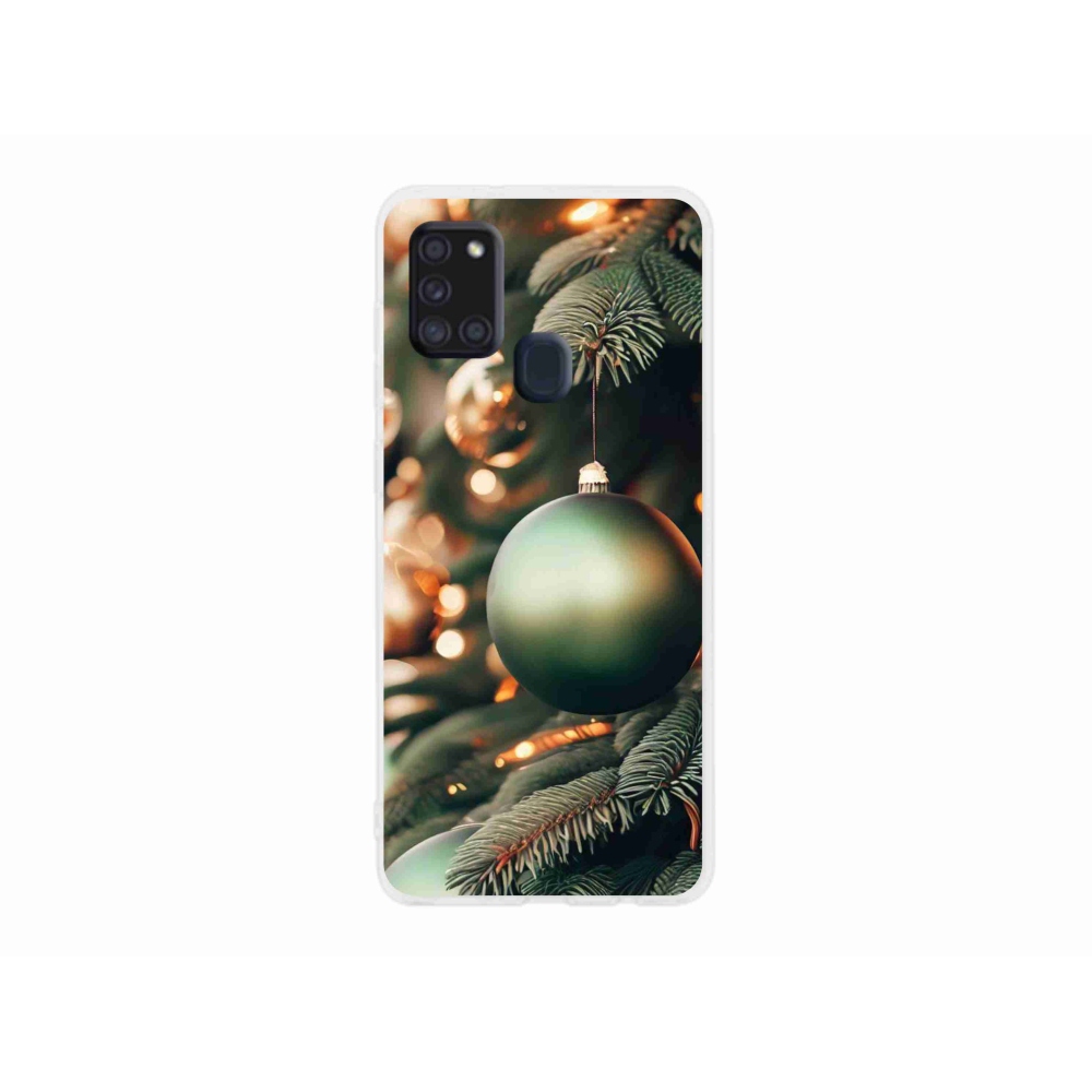 Gél borítás mmCase Samsung Galaxy A21s készülékhez - karácsonyi dekoráció 1