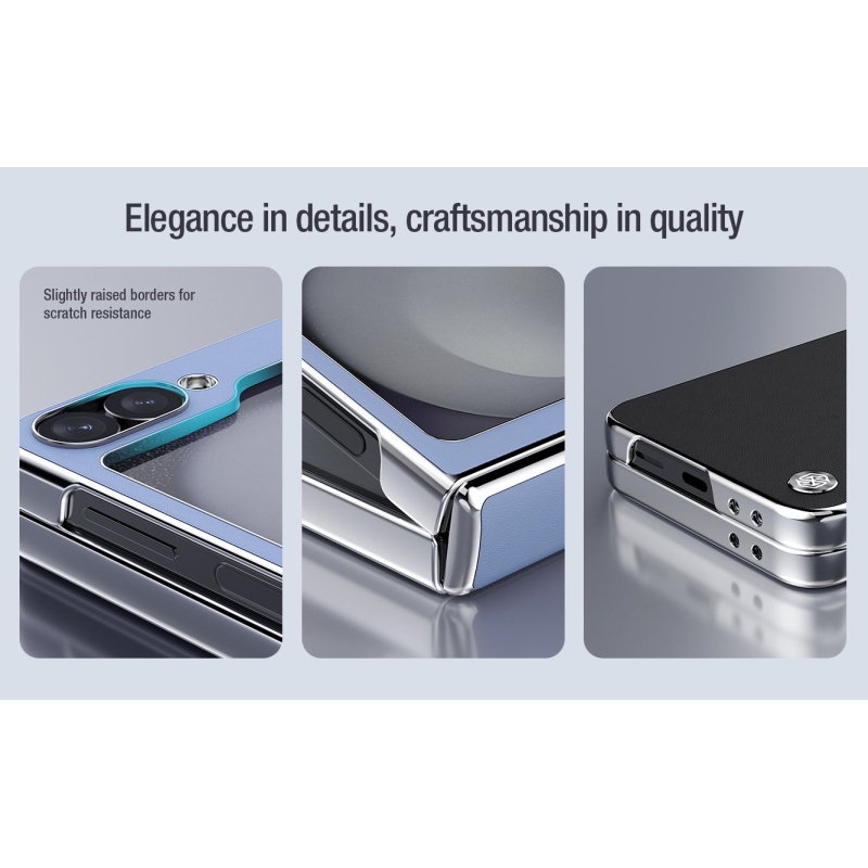 Nillkin CamShield Flip hátlapi borító Samsung Galaxy Z Flip 6/7 FE Fehér