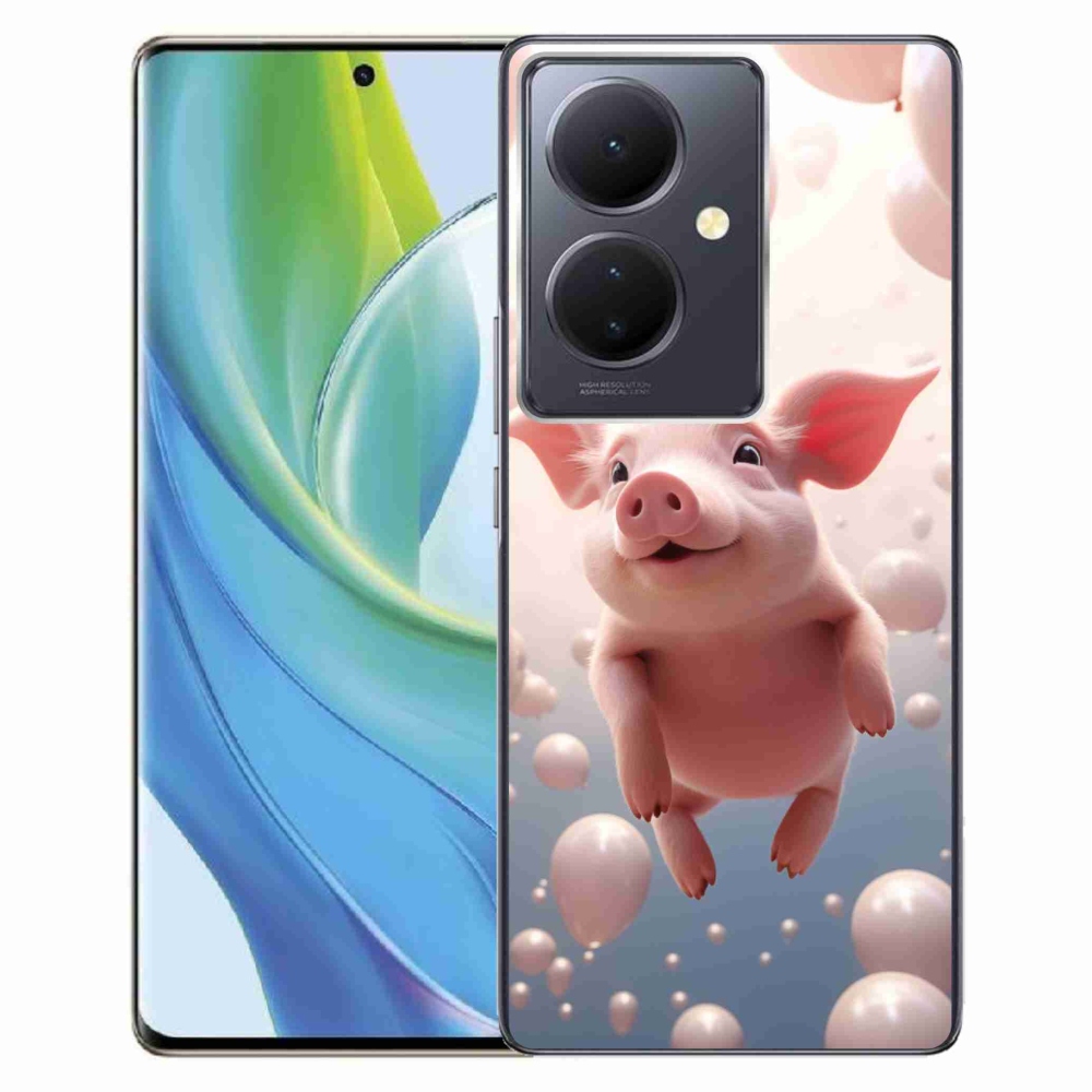 Gélburkolat mmCase a Vivo V29 Lite 5G-n - malacka lufikkal