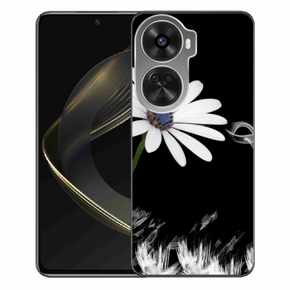 Gél borító mmCase a Huawei Nova 12 SE-hez - fehér virág