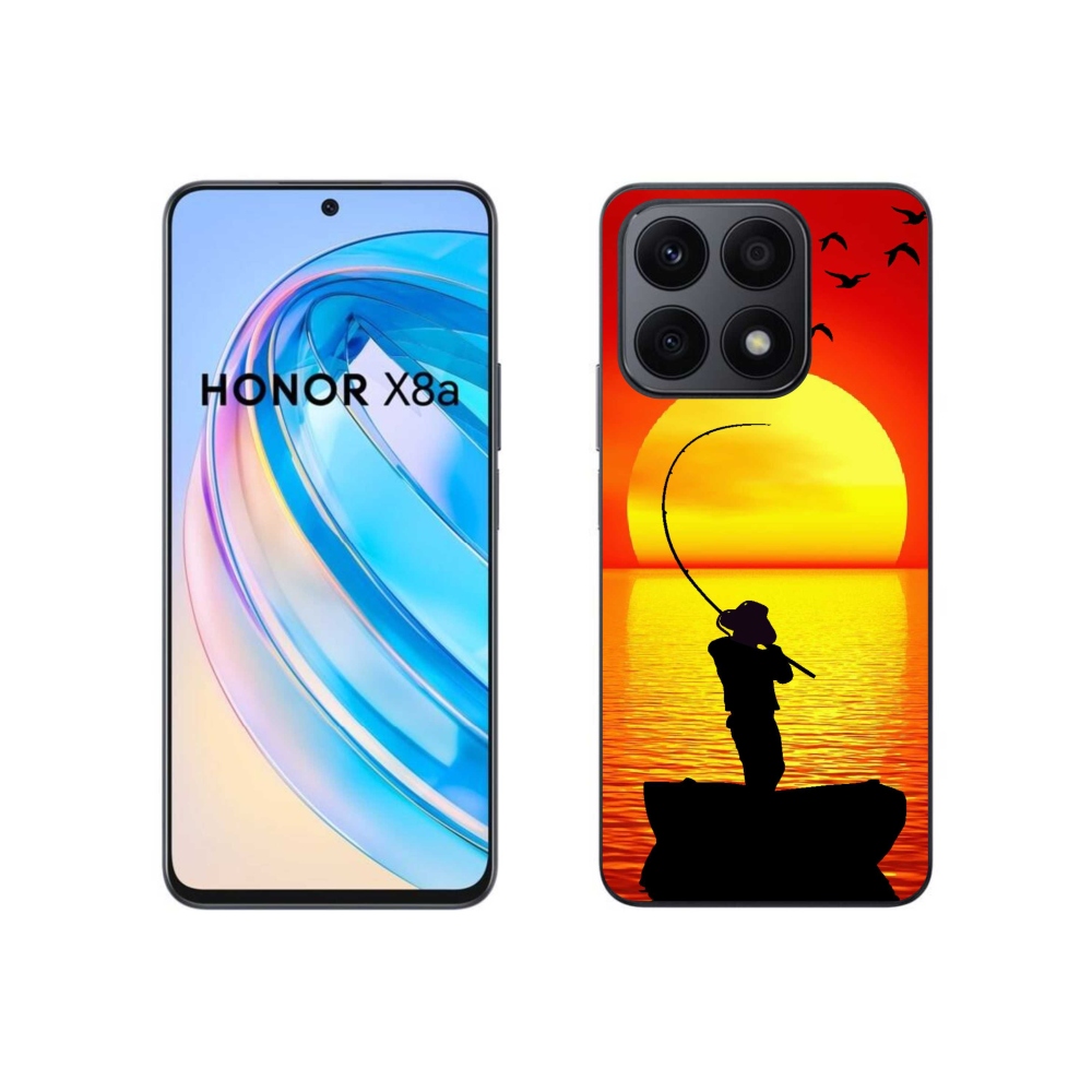 Zselés borítás mmCase a Honor X8a számára - halászat