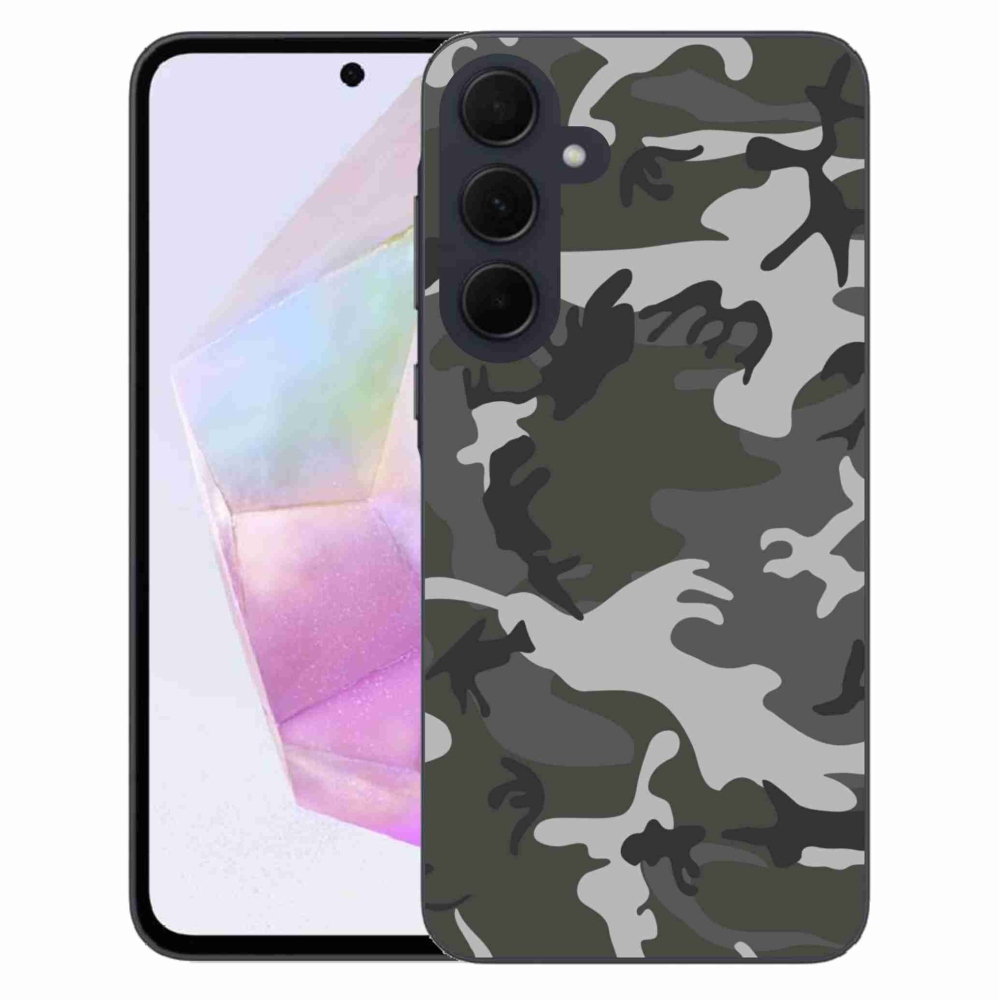 Gél védőhuzat mmCase Samsung Galaxy A35 5G - terepszínű mintázatú tokhoz