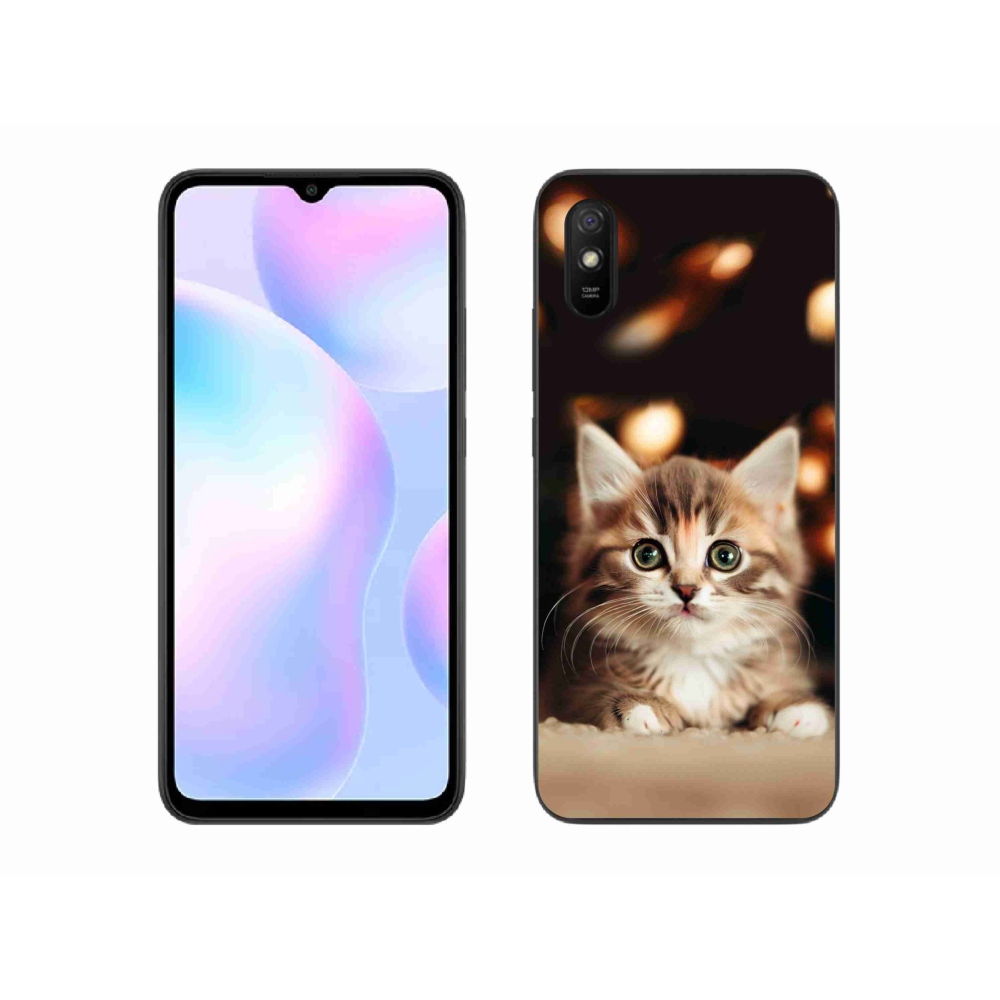 Gél borítás mmCase a Xiaomi Redmi 9AT-hoz - aranyos cica 2